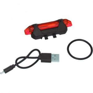 Urban Scout Luces LED Rueda Trasera USB Rojas